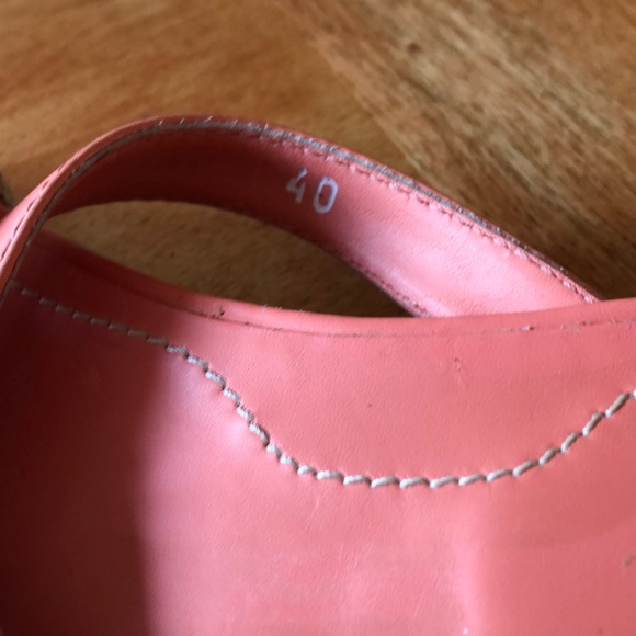 TOD’S coral pink slip on sandles size 40 - Picture 5 of 7